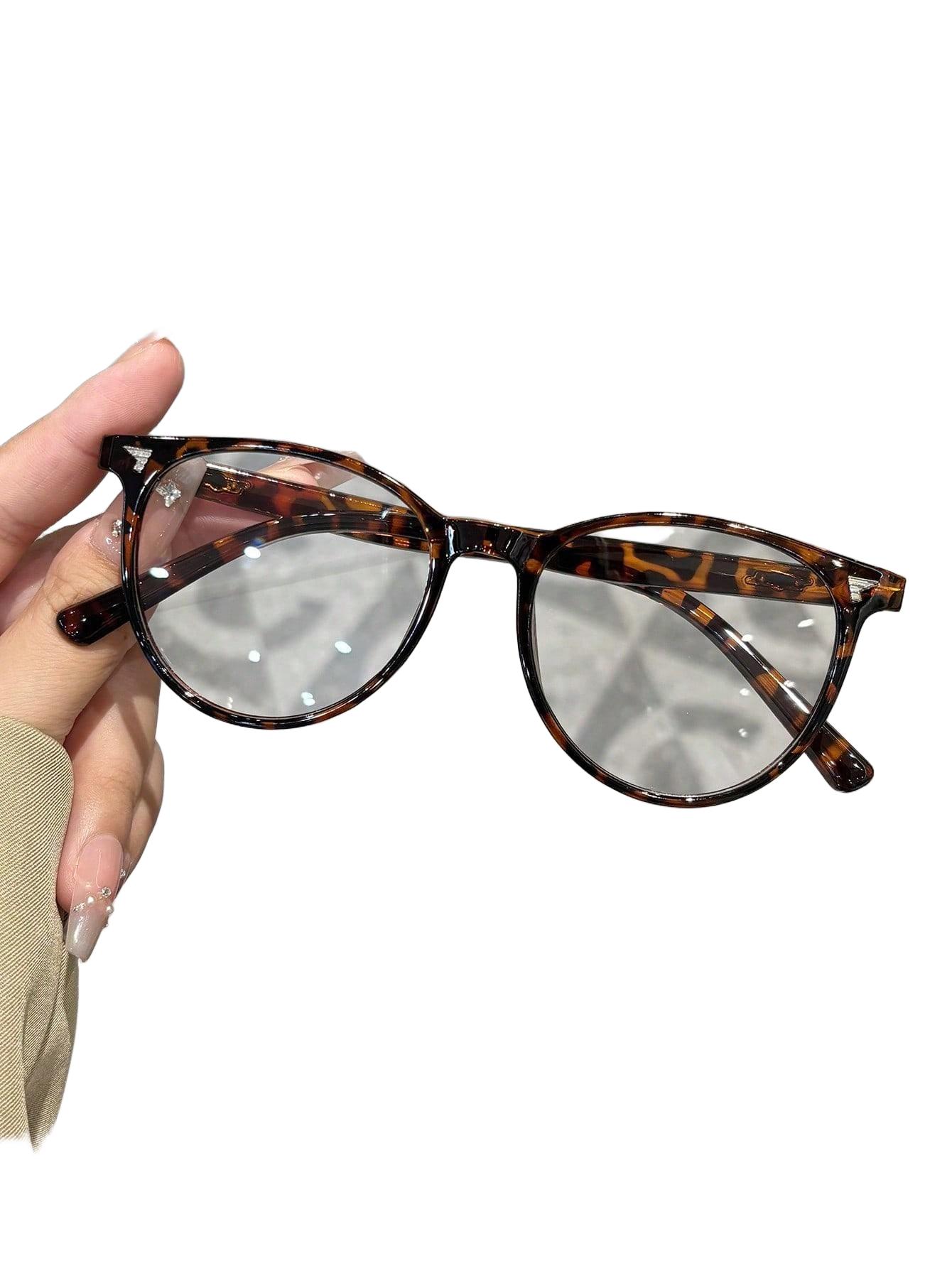 SHEIN OKULARY ZERÓWKI ANIMAL PRINT S07