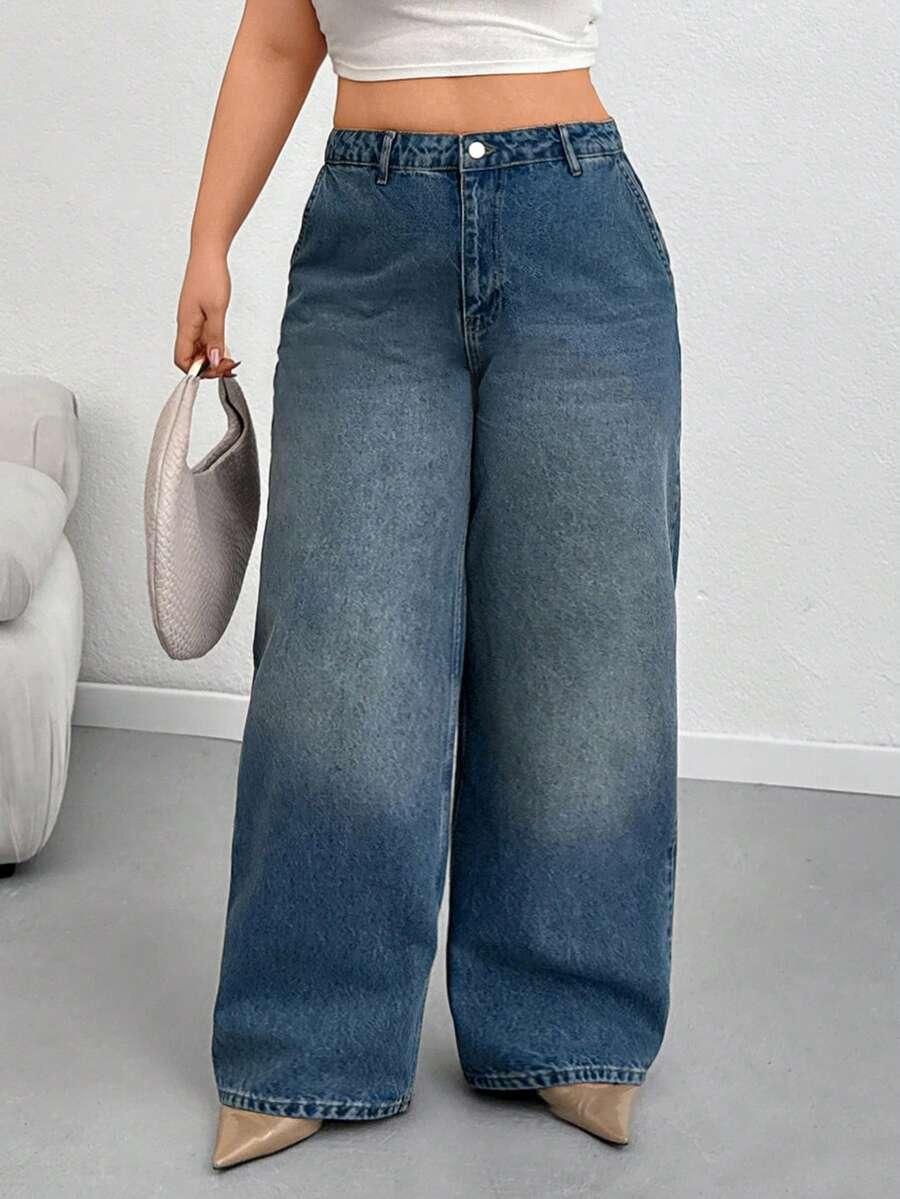 QUICK FASHIONHUB NIEBIESKIE SPODNIE JEANS S06__50