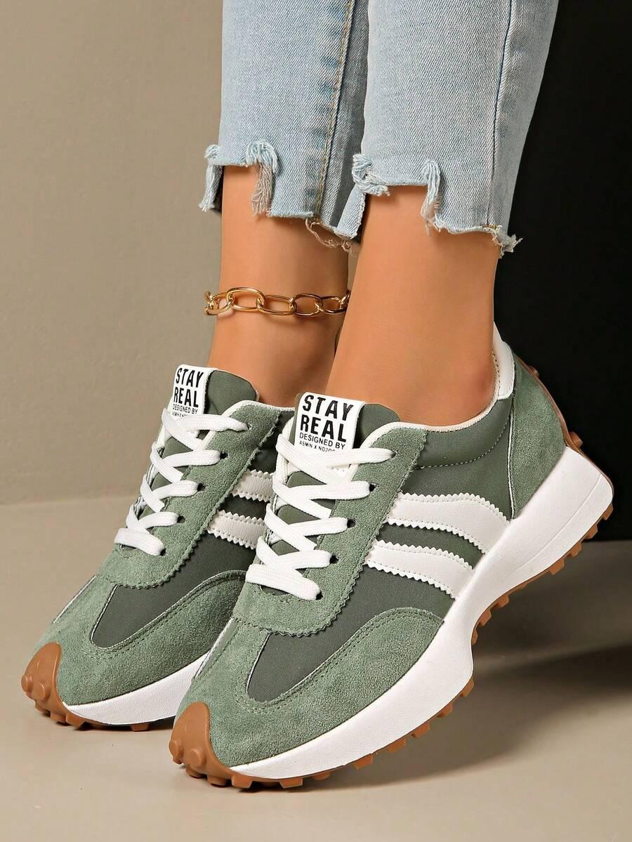 SHEIN ZIELONE BUTY SPORTOWE S06__38