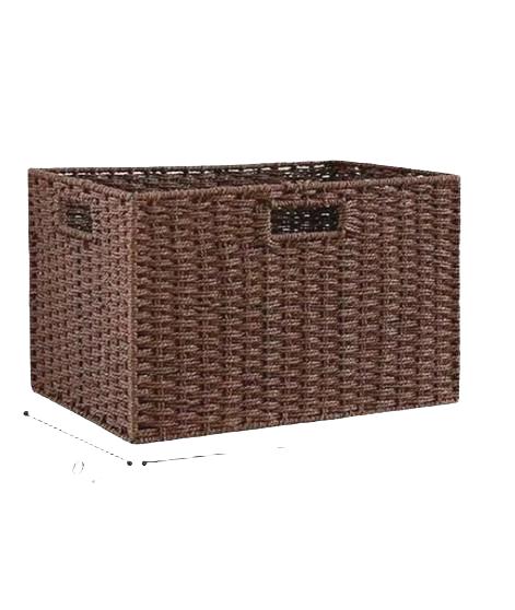 SHEIN BRĄZOWY KOSZ ORGANIZER S07__38X26X24