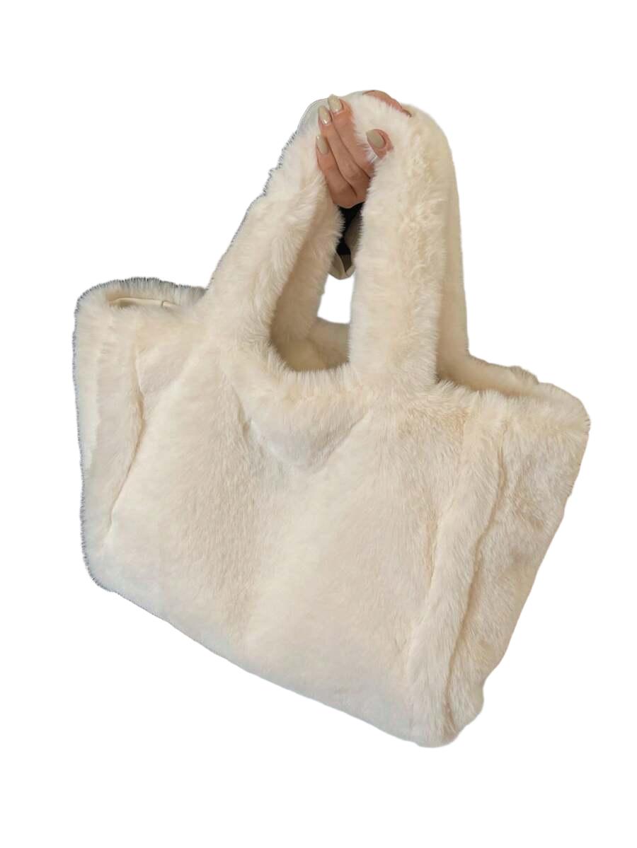 SHEIN BEŻOWA TOREBKA MIŚ S07__44X30