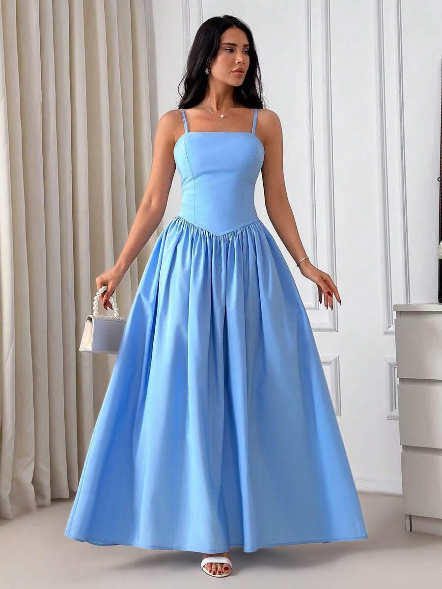 EURMUSE NIEBIESKA MAXI SUKIENKA S06__XL