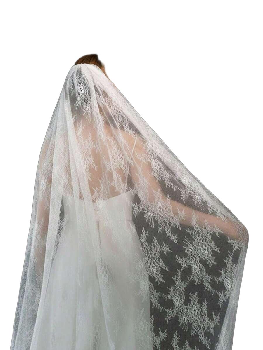 SHEIN BIAŁY KORONKOWY WELON S07