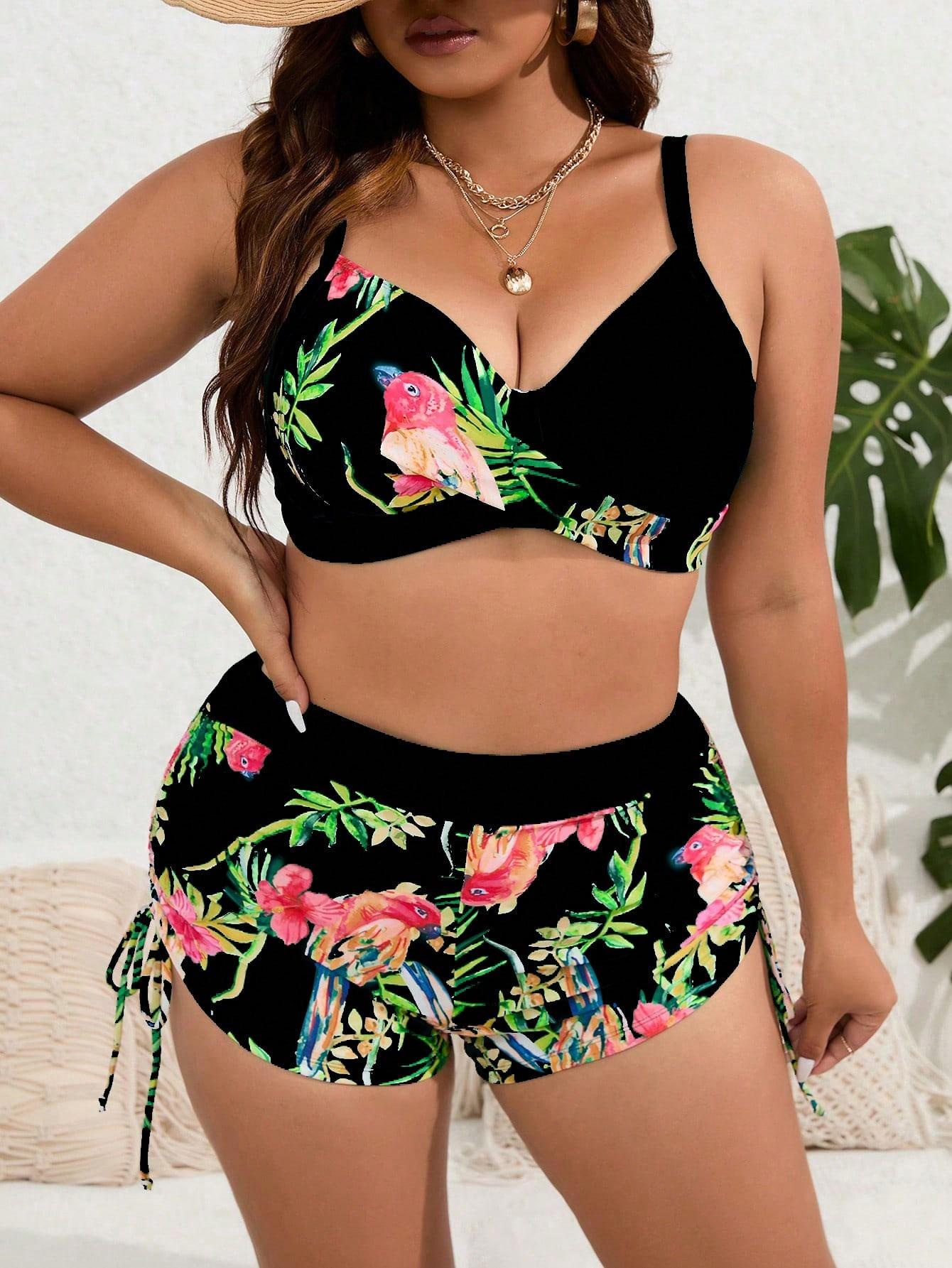 SHEIN DWUCZĘŚCIOWY STRÓJ KĄPIELOWY S09__46