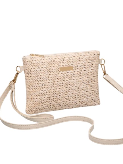 SHEIN BEŻOWA TOREBKA NA RAMIĘ S07__21.5X15X1.5CM