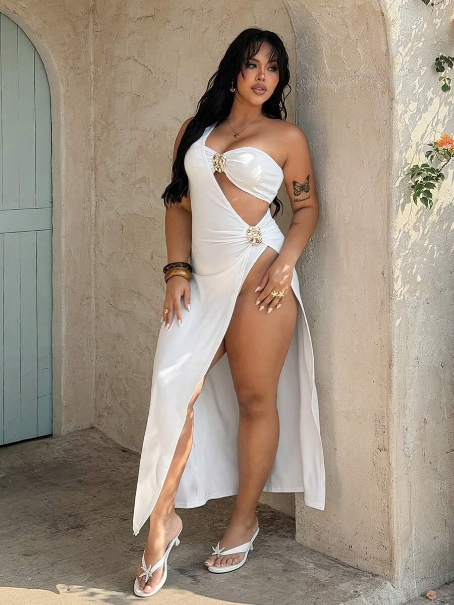 SHEIN BIAŁA GÓRA OD BIKINI SUKIENKA S09__46