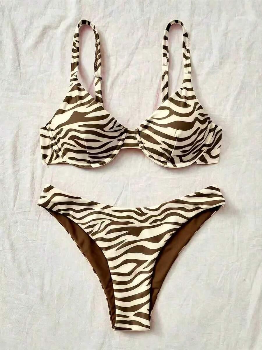 SWIM VCAY KOMPLET BIKINI ANIMAL PRINT S09__XXL