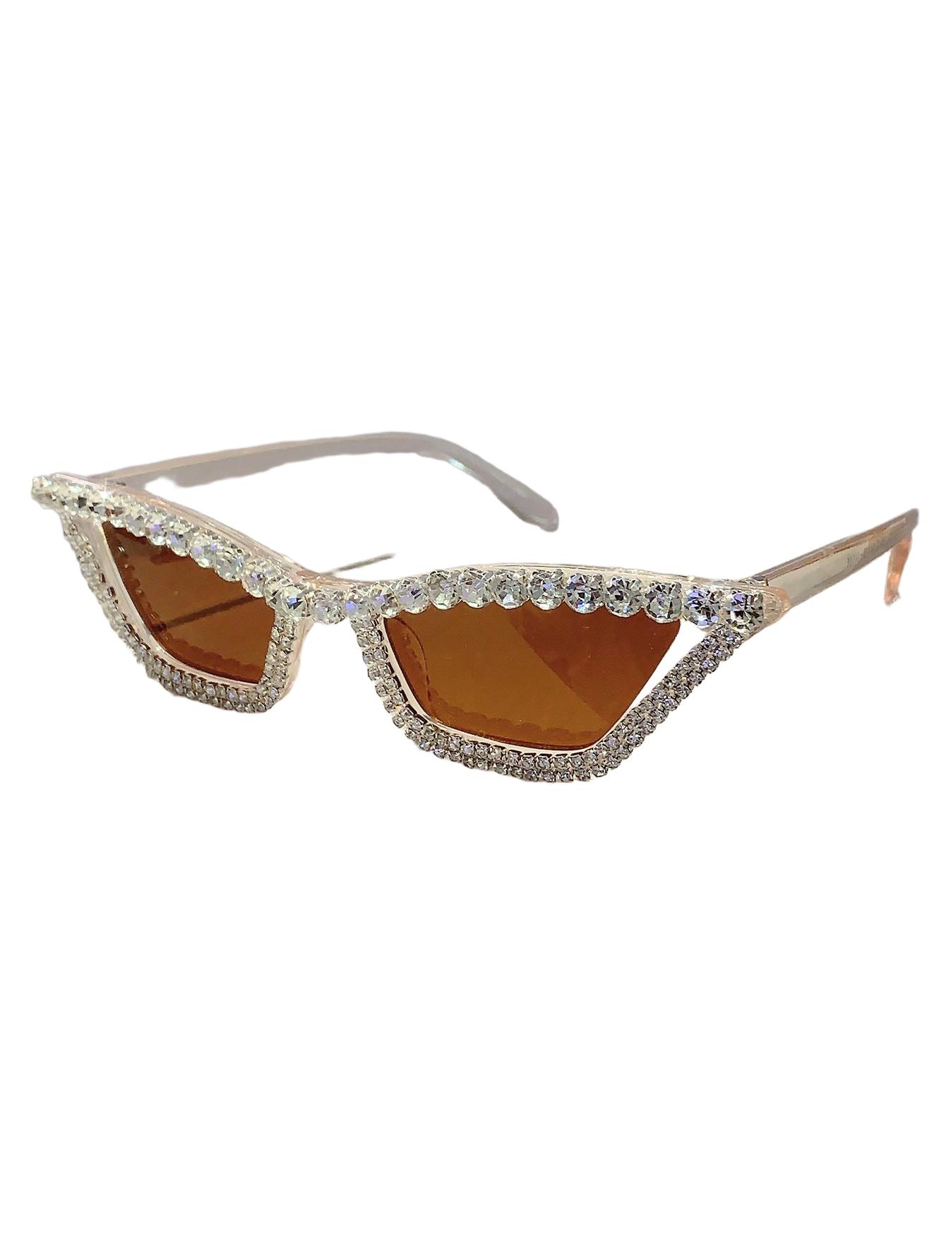 SHEIN OKULARY PRZECIWSŁONECZNE ZDOBIENIA S07