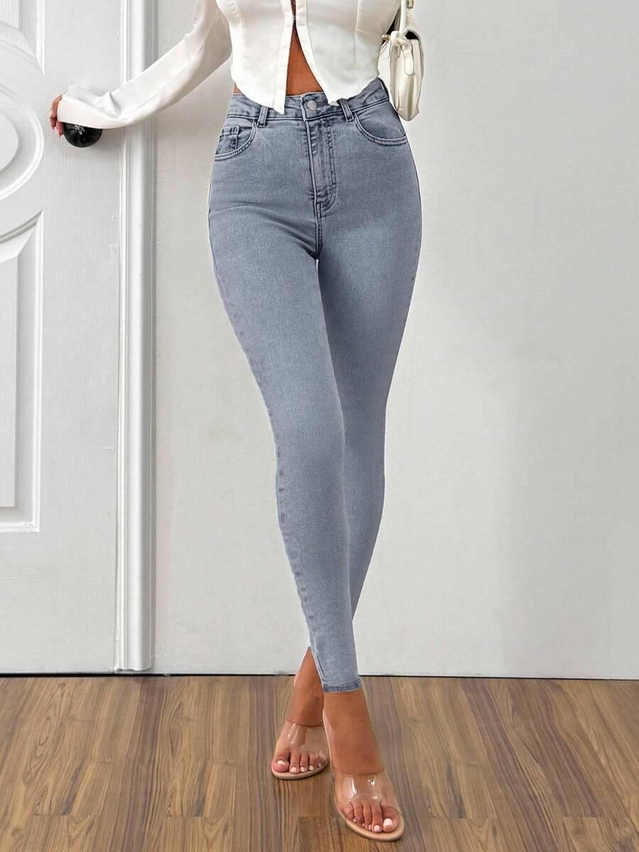 SHEIN NIEBIESKIE SPODNIE JEANS S06__M