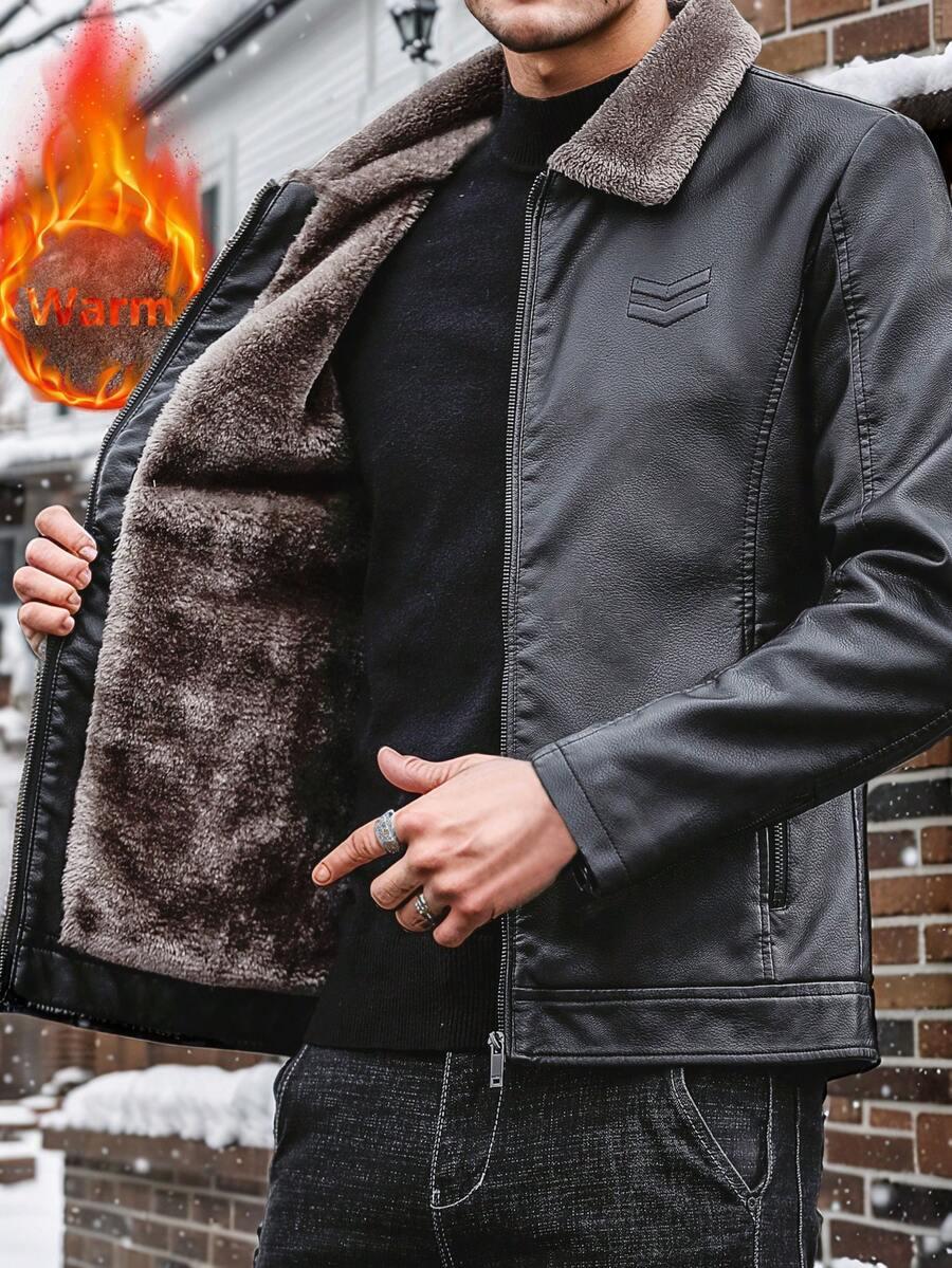 SHEIN CZARNA KURTKA IMITACJA SKÓRY W01__XXS