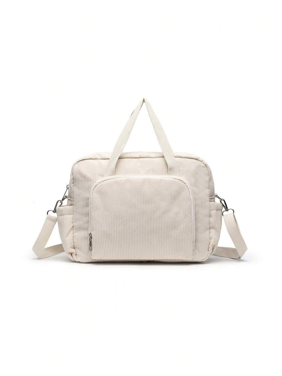 SHEIN BEŻOWA TORBA NA RAMIĘ S07__32 X 26 CM