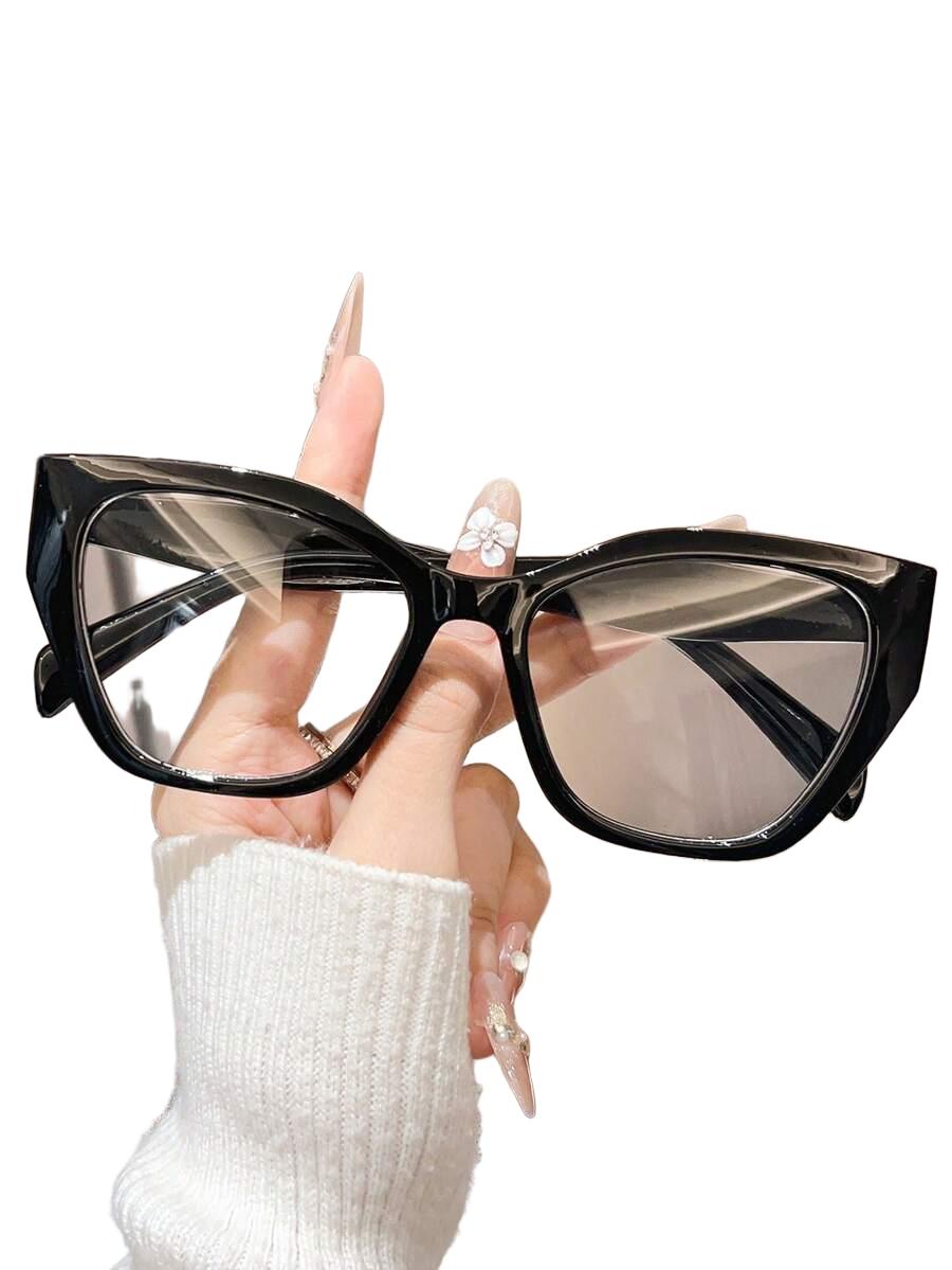 SHEIN CZARNE OKULARY ZERÓWKI S07