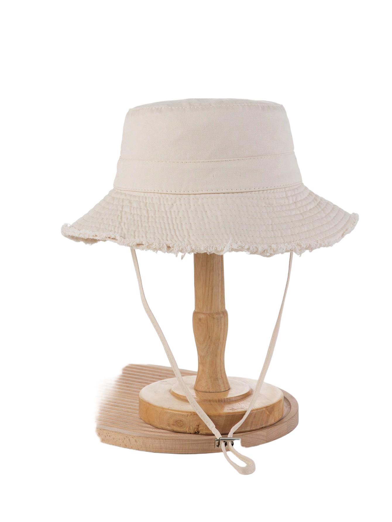 SHEIN BEŻOWY KAPELUSZ BUCKET S07__OS