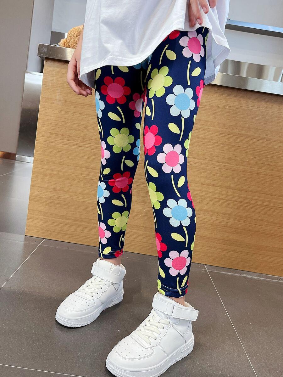 SHEIN LEGGINSY PRINT KWIATY S06__150