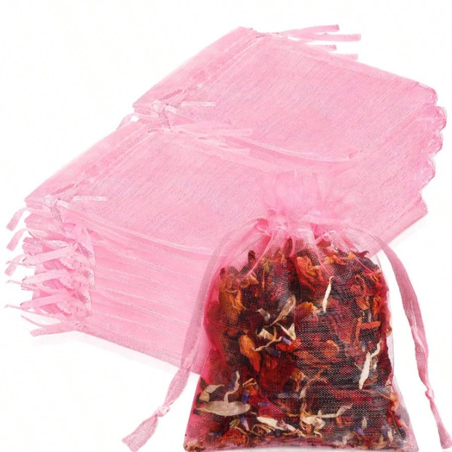 SHEIN RÓŻOWE WORECZKI NA PREZENTY 100-PACK S07__10X15
