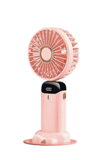 SHEIN RÓŻOWY MINI WENTYLATOR S07