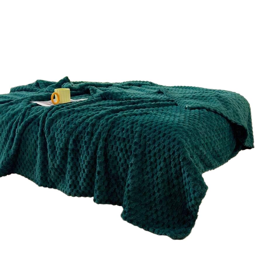 SHEIN ZIELONY KOC NARZUTA S07__150X200CM