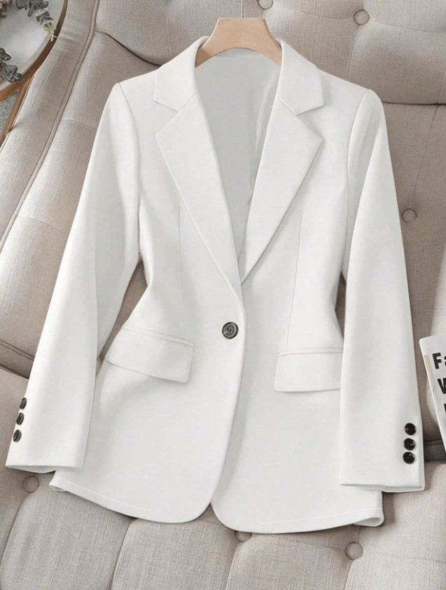 SHEIN BIAŁA MARYNARKA GUZIK S06__48