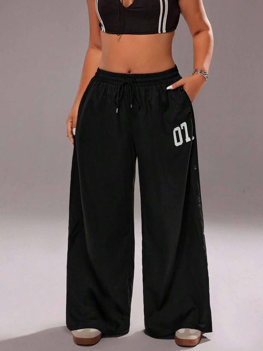 SHEIN CZARNE SPODNIE CASUAL S06__48