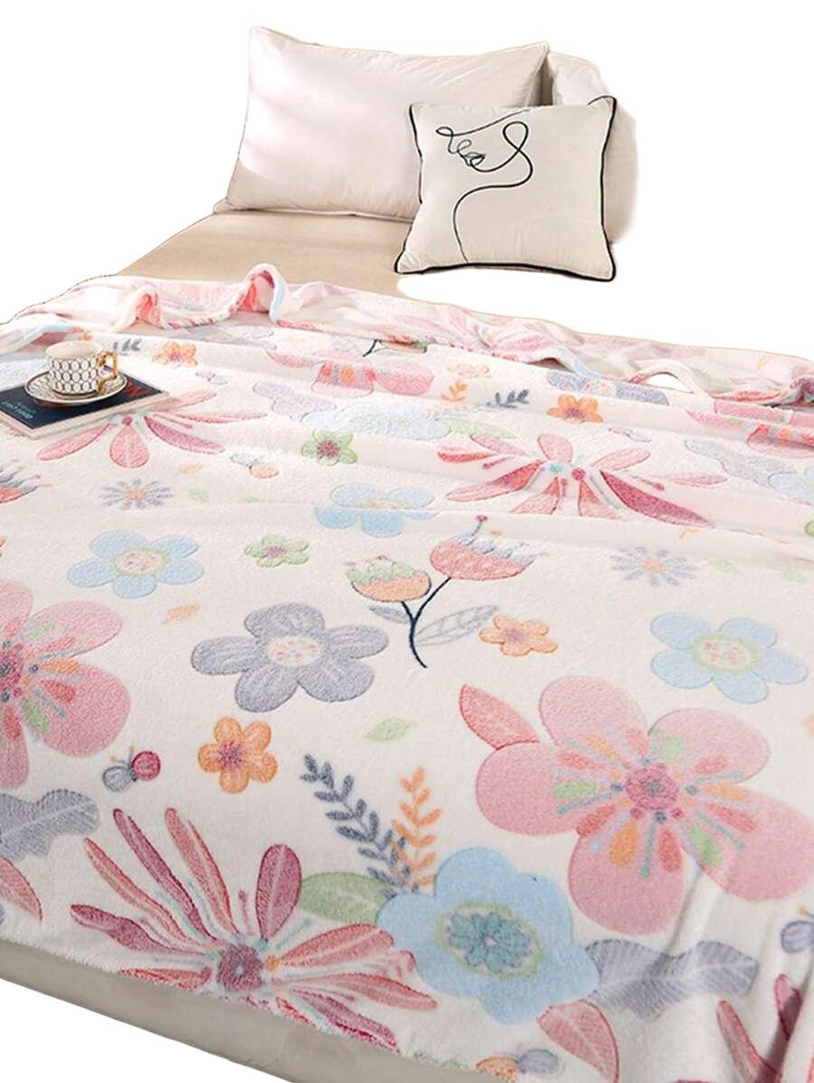SHEIN KAC WZÓR KWIATY S07__150X200CM