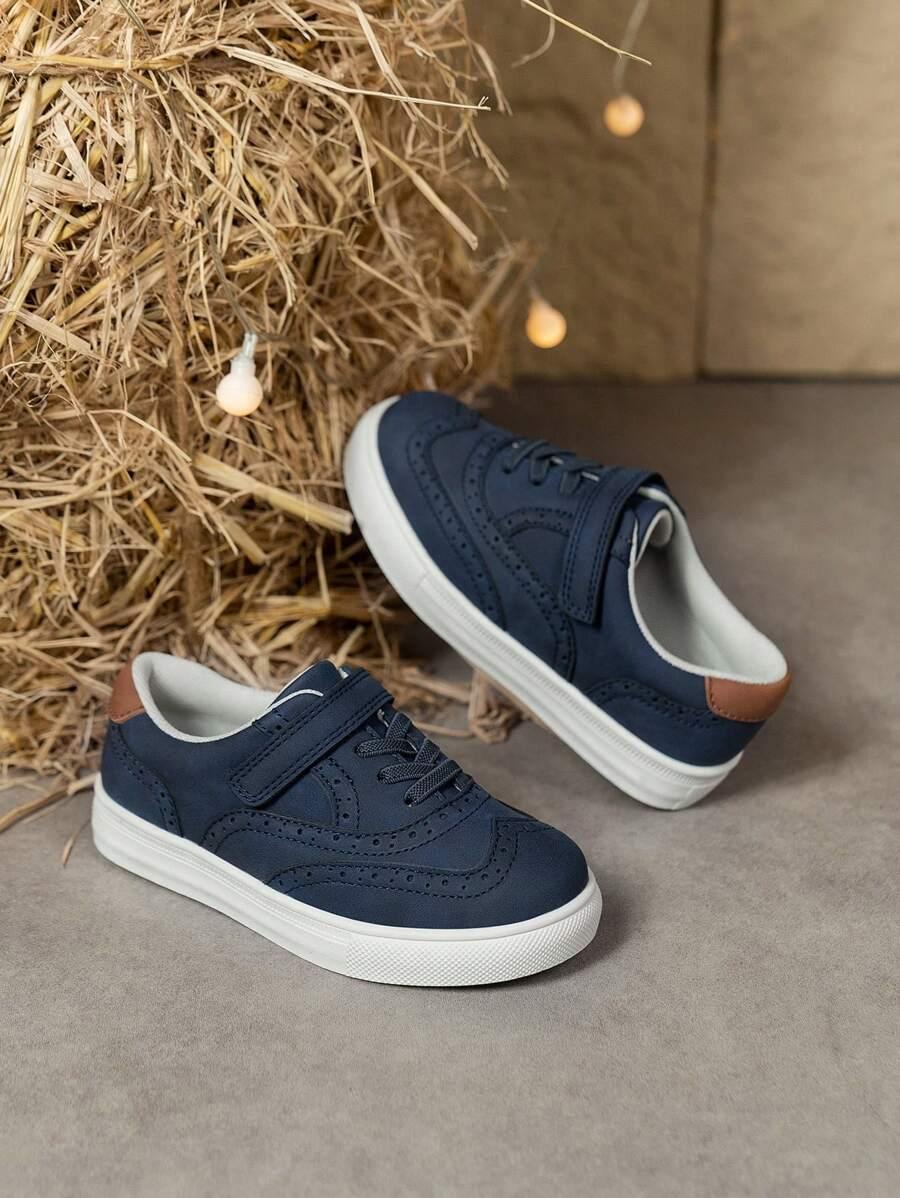 SHEIN GRANATOWE BUTY NA RZEPY S06__29