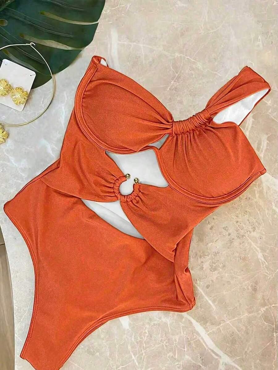 SHEIN JEDNOCZĘŚCIOWY STRÓJ KĄPIELOWY S09__M