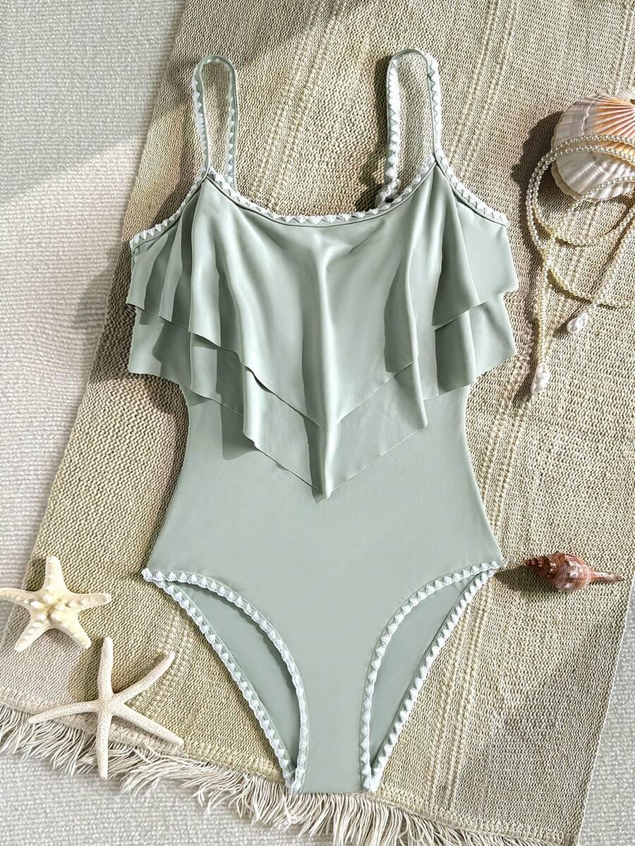 SHEIN JEDNOCZĘŚCIOWY STRÓJ KĄPIELOWY S09__158