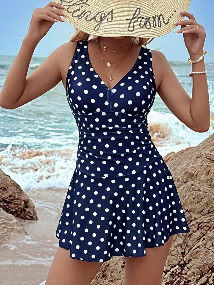 SHEIN JEDNOCZĘŚCIOWY STRÓJ KĄPIELOWY S09__L