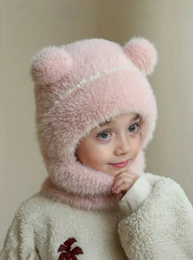 SHEIN BEŻOWA KOMINIARKA Z USZAMI W01__30CM