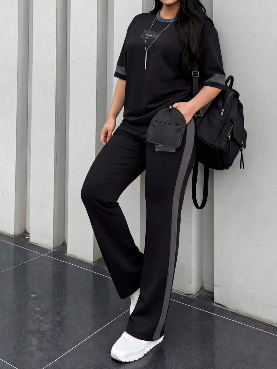 SHEIN SPODNIE BLUZKA KOMPLET S06__XXL
