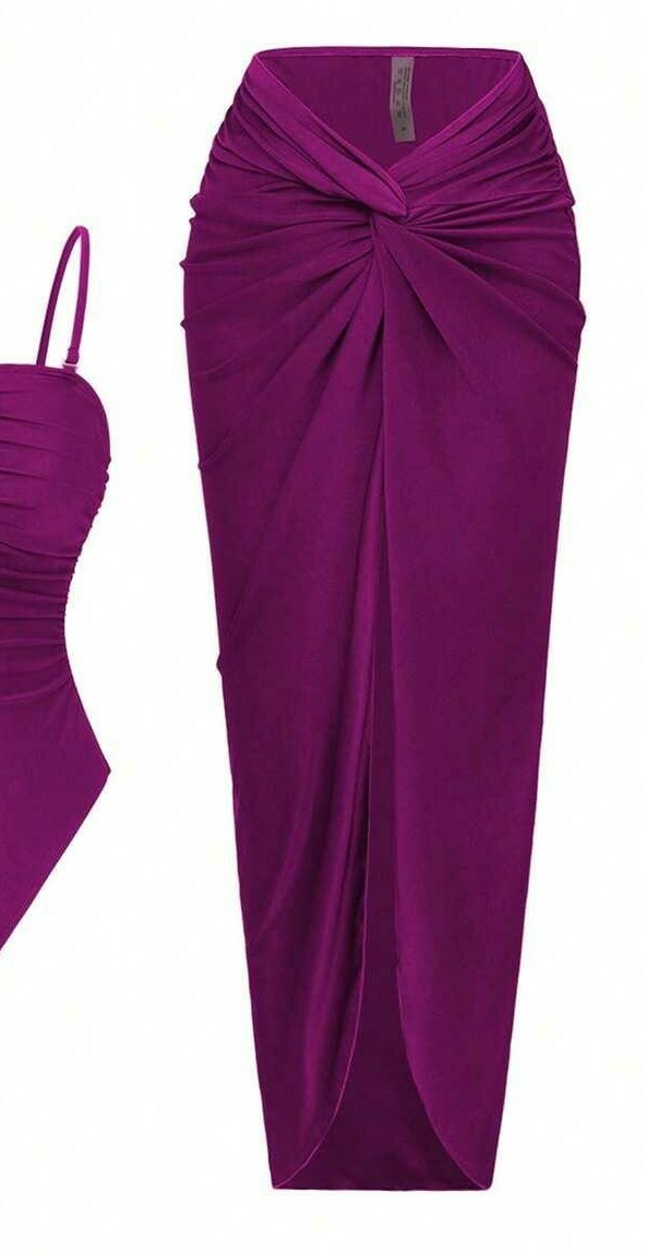SWIM OASIS FIOLETOWY SARONG MARSZCZENIE S09__S