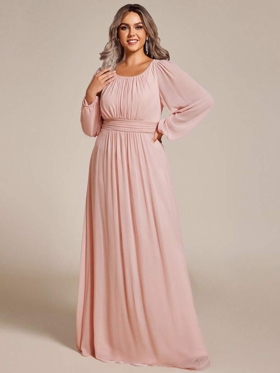 SHEIN RÓŻOWA MAXI SUKIENKA S06__50