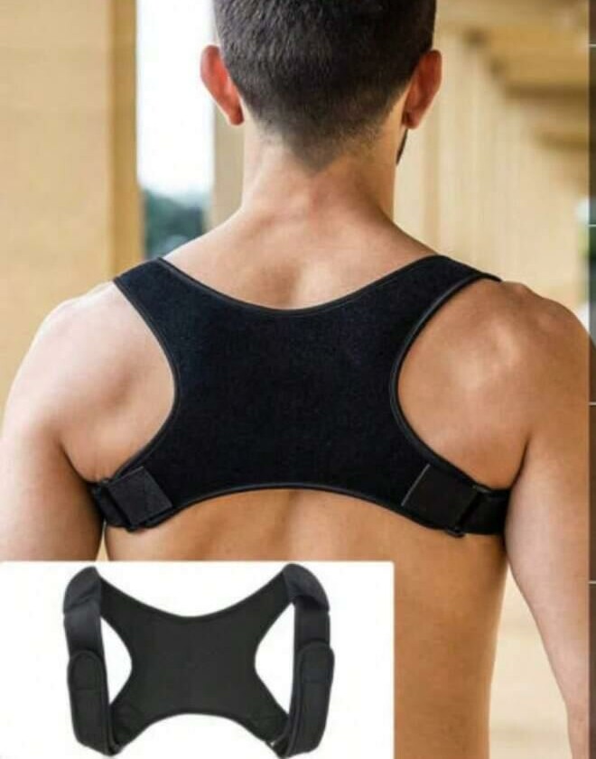 SHEIN CZARNY KOREKTOR POSTAWY S07__S