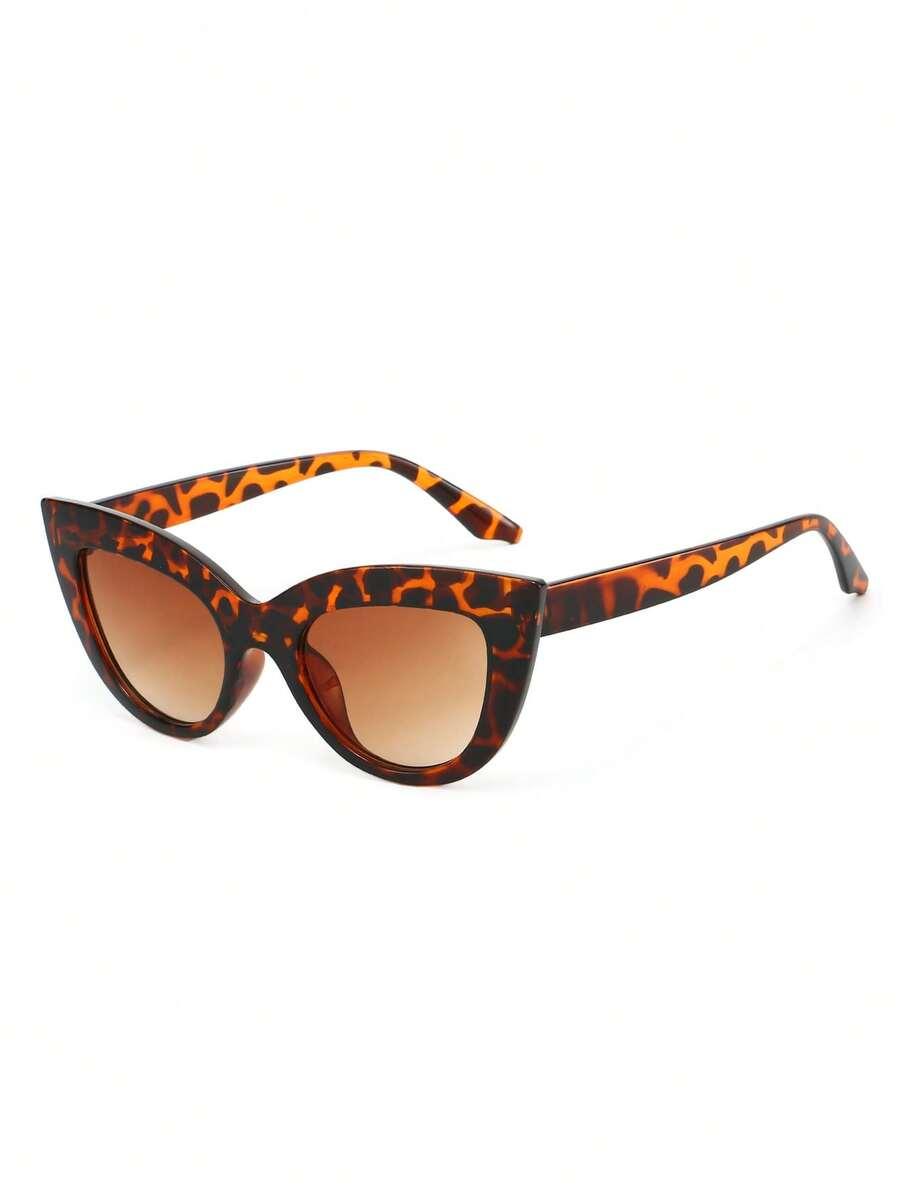 SHEIN OKULARY PRZECIWSŁONECZNE ANIMAL PRINT S07
