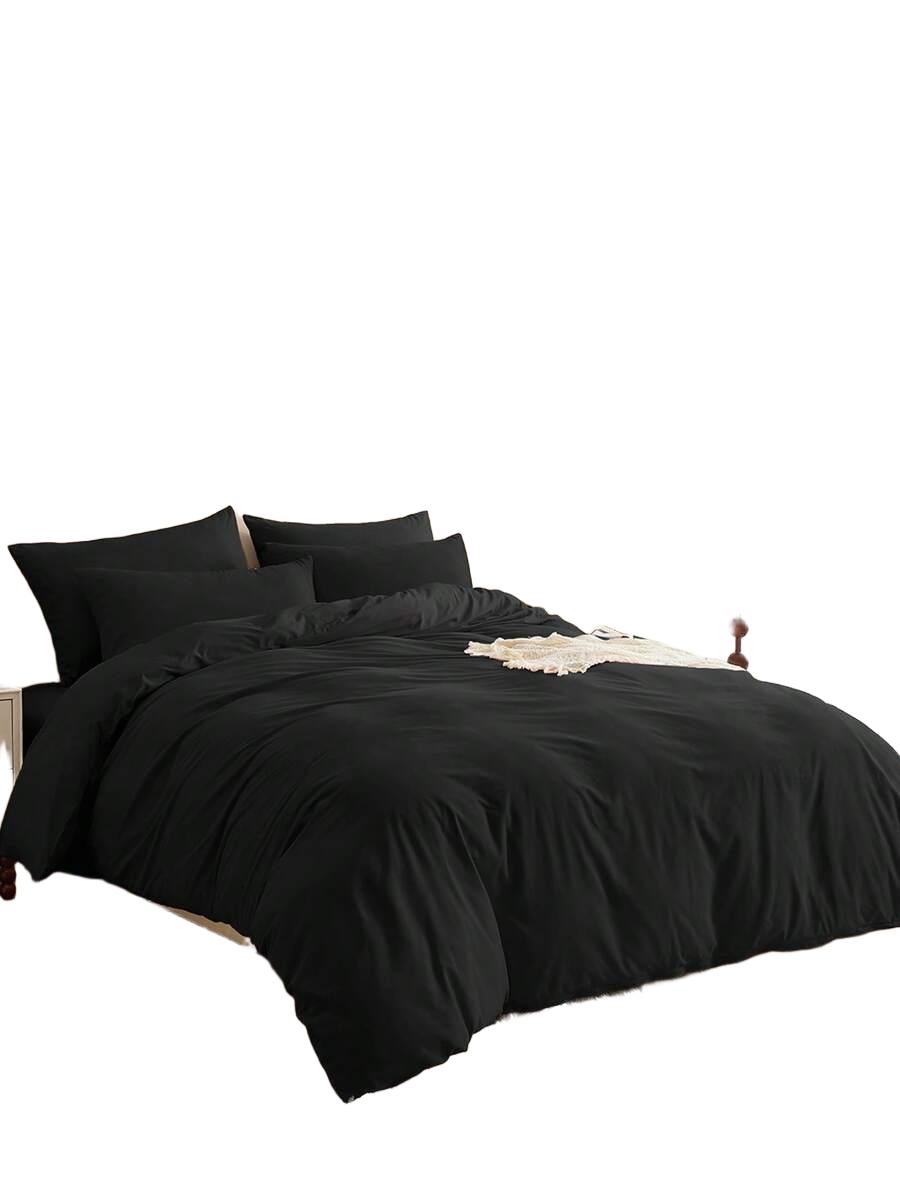 SHEIN CZARNY KOMPLET POSZEWEK S07__220X240CM