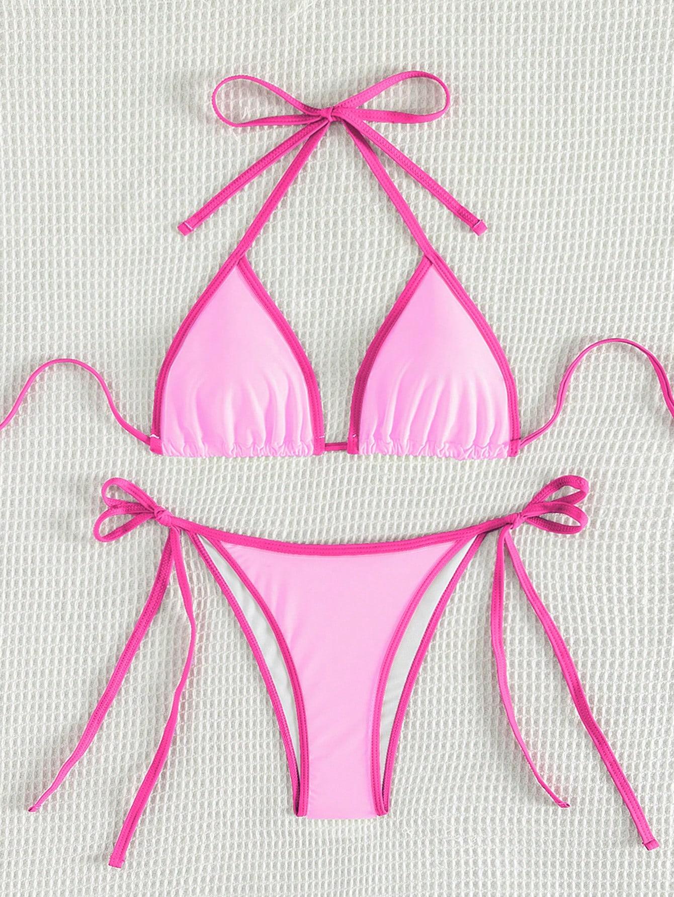 SHEIN DWUCZĘŚCIOWY STRÓJ KĄPIELOWY S09__M