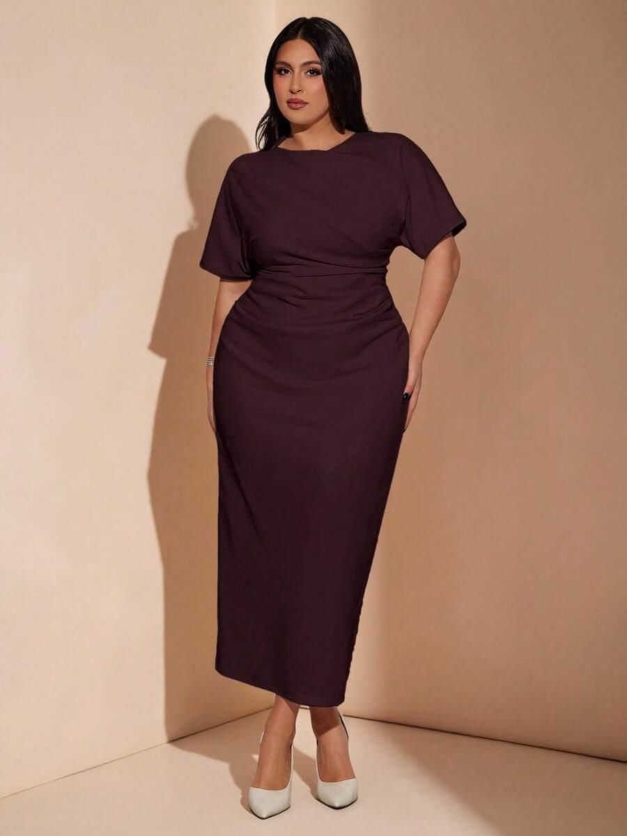 SHEIN BORDOWA MAXI SUKIENKA S06__46