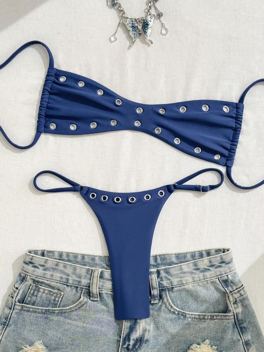 SHEIN DWUCZĘŚCIOWY STRÓJ KĄPIELOWY S09__M