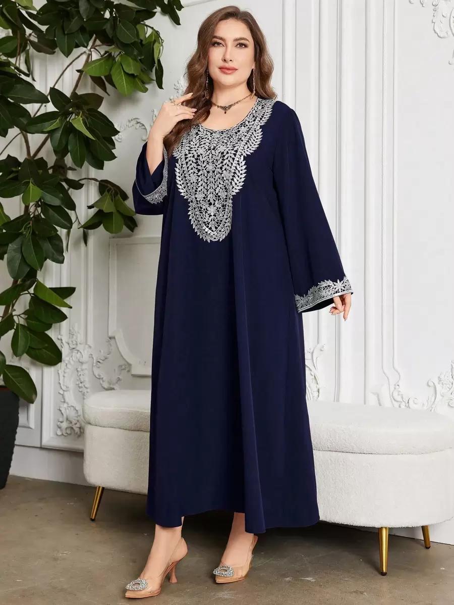 SHEIN MAXI SUKIENKA ZDOBIENIE S06__XXL