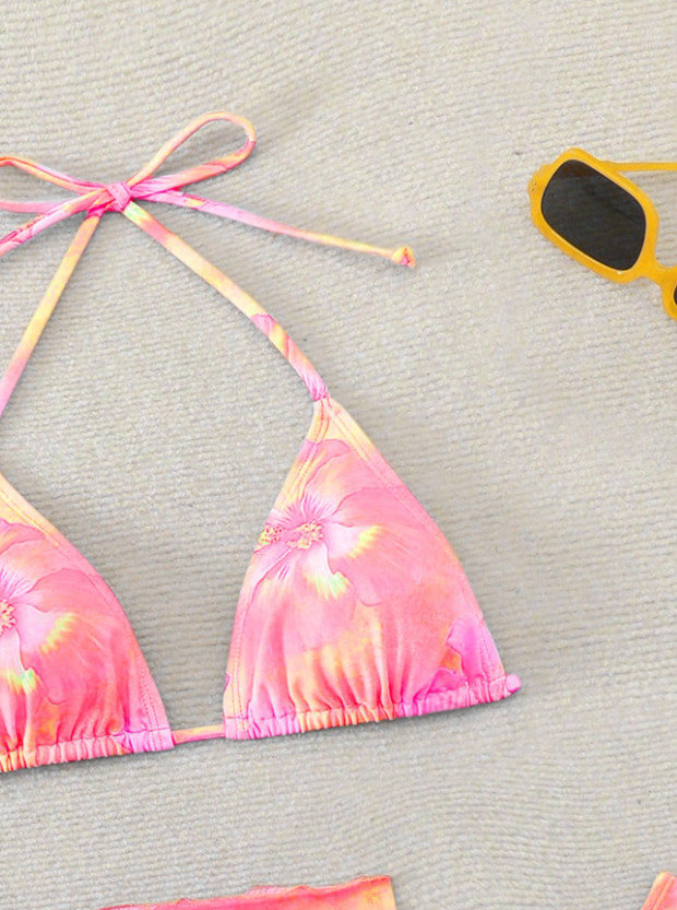 SHEIN DWUCZĘŚCIOWY STRÓJ KĄPIELOWY PAREO S09__XL