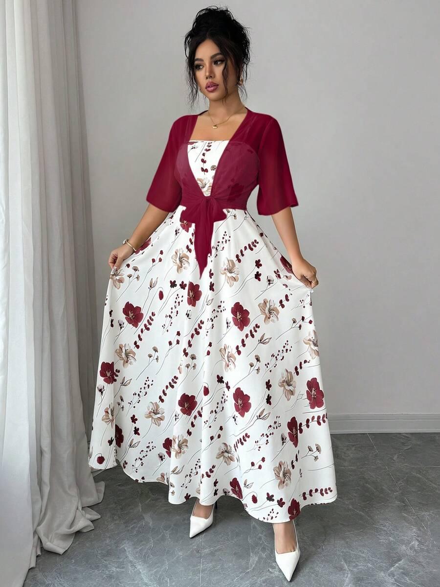 SHEIN MAXI SUKIENKA NARZUTKA S06__XL