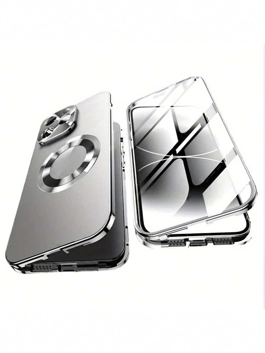 SHEIN SREBRNE ETUI NA TELEFON IPHONE 16 PRO S07