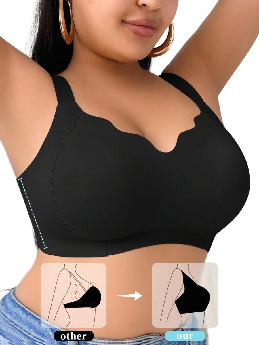 SHEIN CZARNY BEZSZWOWY BIUSTONOSZ S06__50