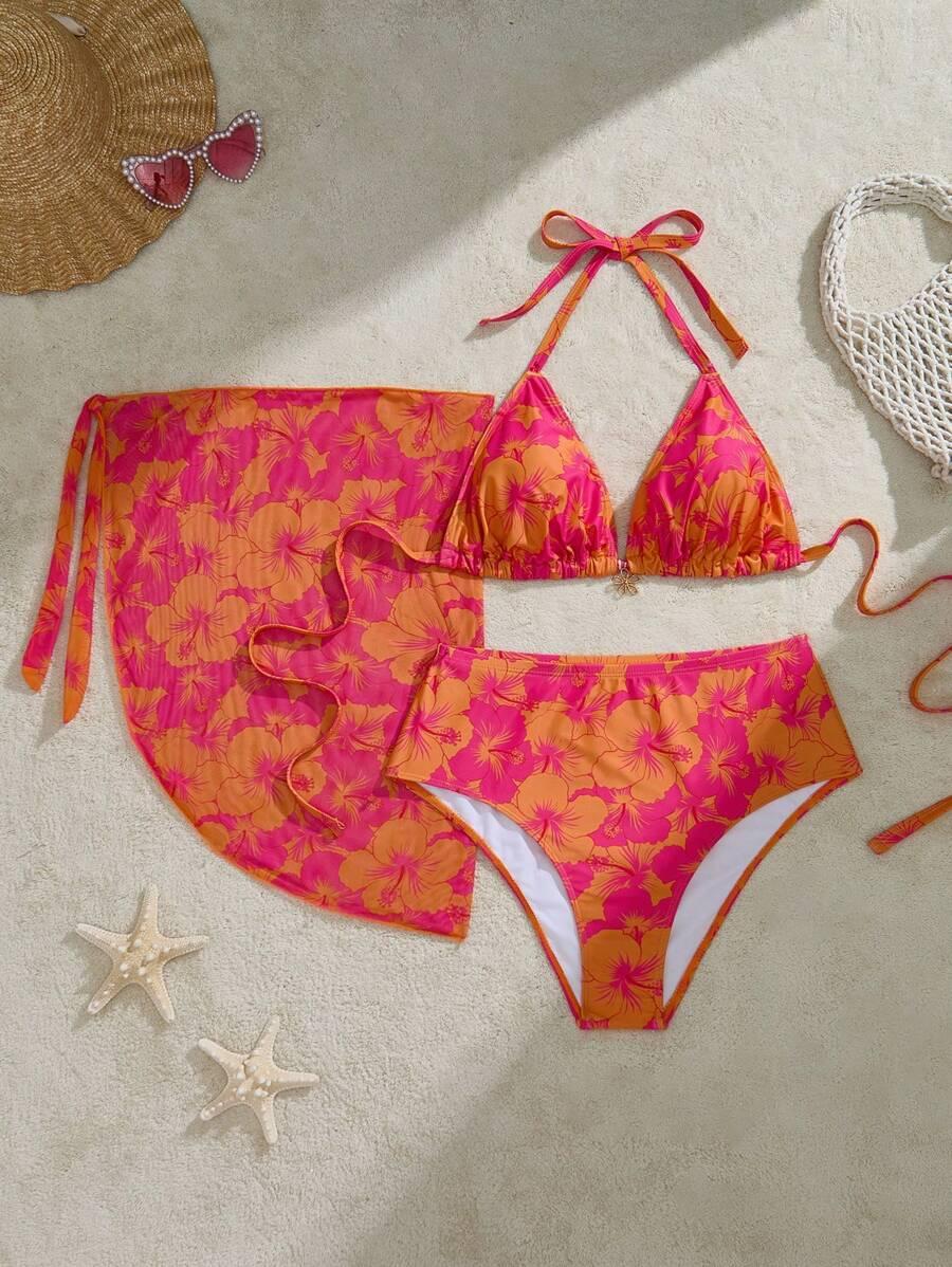 SHEIN TRZYCZĘŚCIOWY STRÓJ KĄPIELOWY S09__48