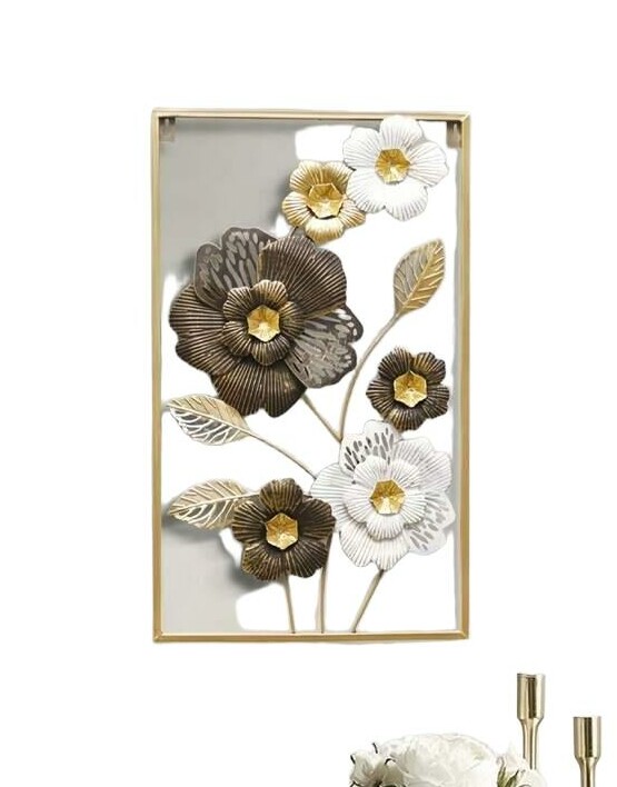SHEIN ZŁOTA OZDOBA NA ŚCIANĘ S07__30X50CM