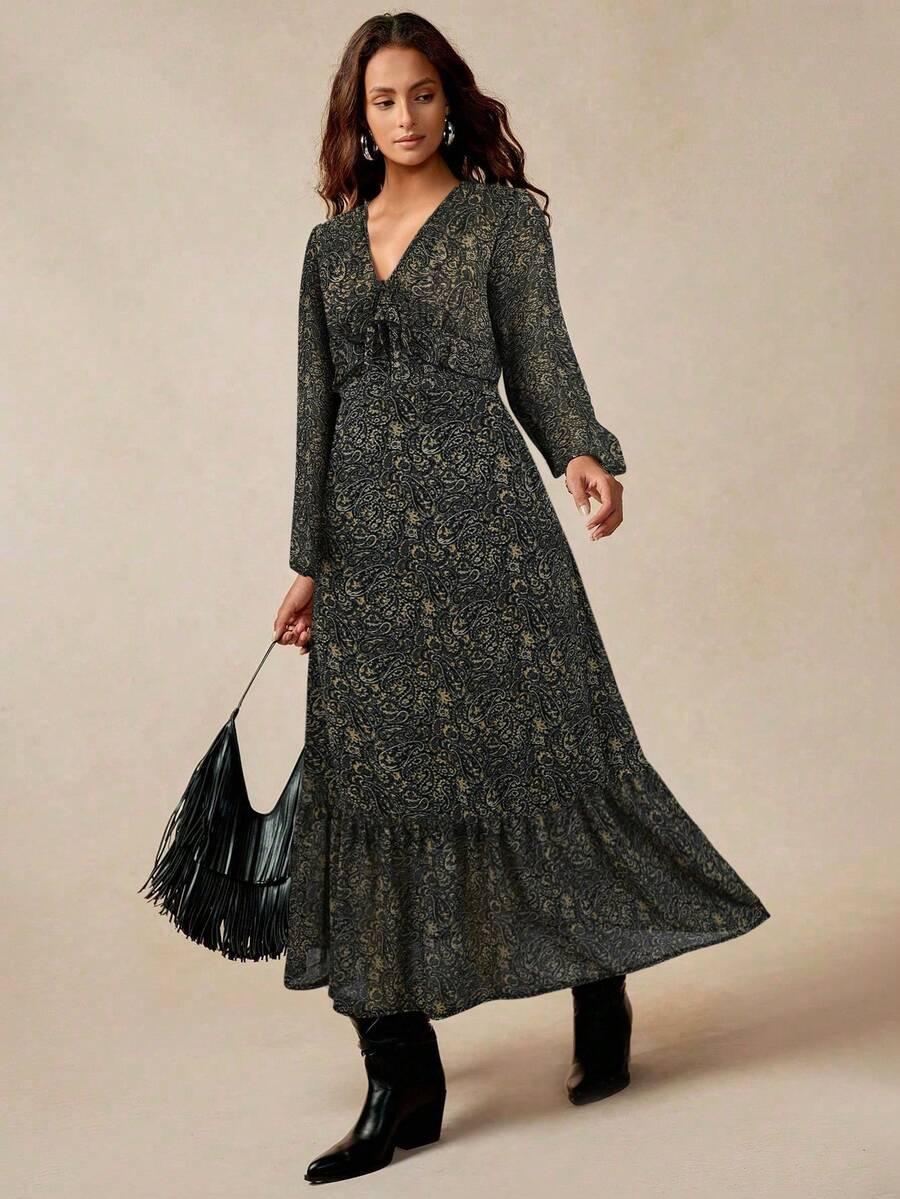 FLORISOLE MAXI SUKIENKA PRINT S06__M