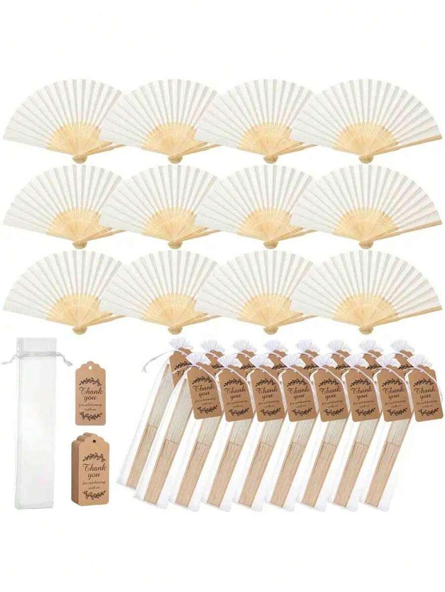 SHEIN ZESTAW WACHLARZ WORECZEK KARTKA 60-PACK S07