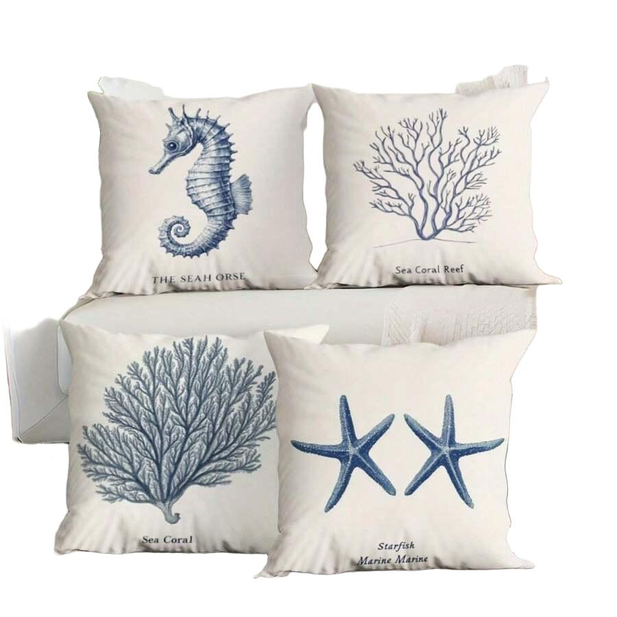 SHEIN POSZEWKA NA PODUSZKĘ 4-PACK S07__45X45