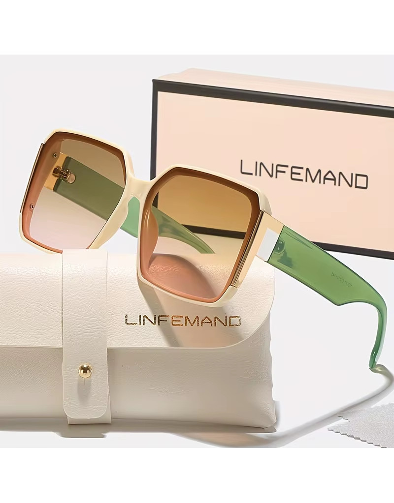 LINFEMAND OKULARY PRZECIWSŁONECZNE OVERSIZE PK01__