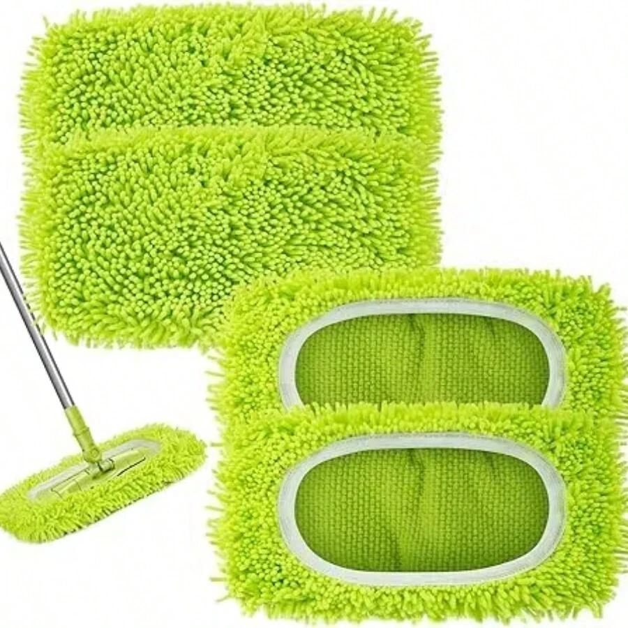 SHEIN ZIELONE NAKŁADKI NA MOP 2-PACK S07__25,4X11,5CM